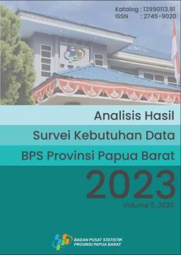 Analisis Hasil Survei Kebutuhan Data BPS Provinsi Papua Barat 2023